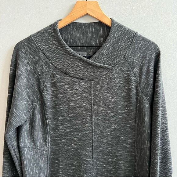 prAna Women's Sindri Dress Long Sleeve Zippered Pockets, Dark Gray Size Medium - Picture 7 of 16